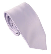 Light Lilac Satin Wedding Tie